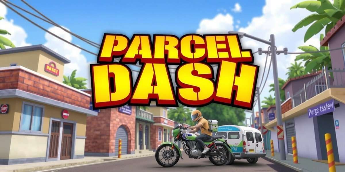 Parcel Dash Official Cover Parcel Dash game cover showing delivery in Indian street
